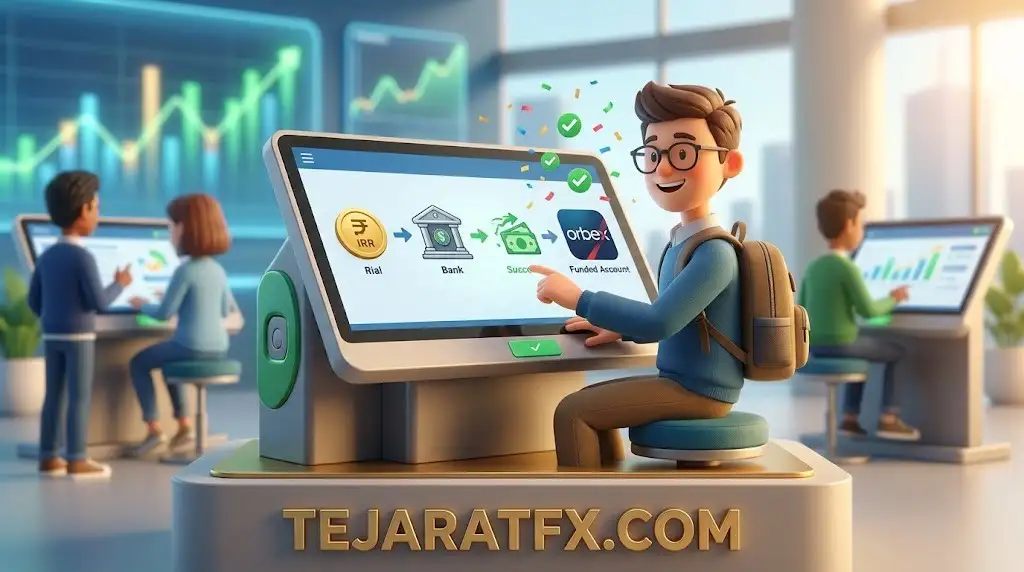شارژ ریالی بروکر Orbex