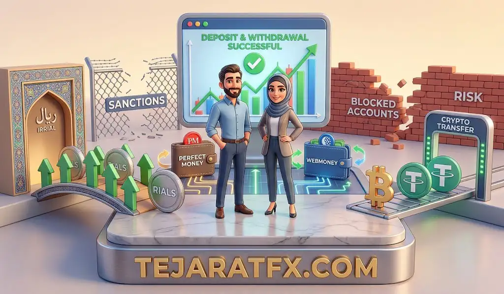 واریز و برداشت در فارکس نقشه راه تریدرهای واقعی برای عبور از تحریم و حفظ سود (آپدیت 2024)