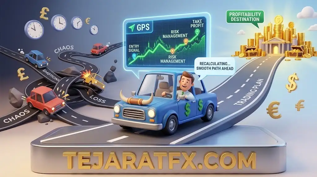 چرا باید پلن معاملاتی فارکس داشته باشیم؟ مثل GPS در مسیر سودآوری!