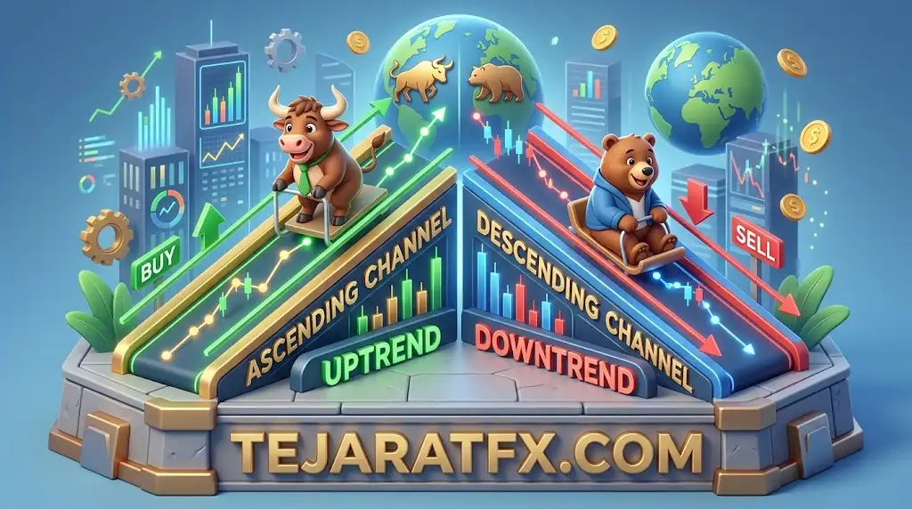 الگوی کانال قیمت، صعودی و نزولی راهنمای جامع Price Channel و استراتژی های معاملاتی یک الگوی ادامه دهنده روند