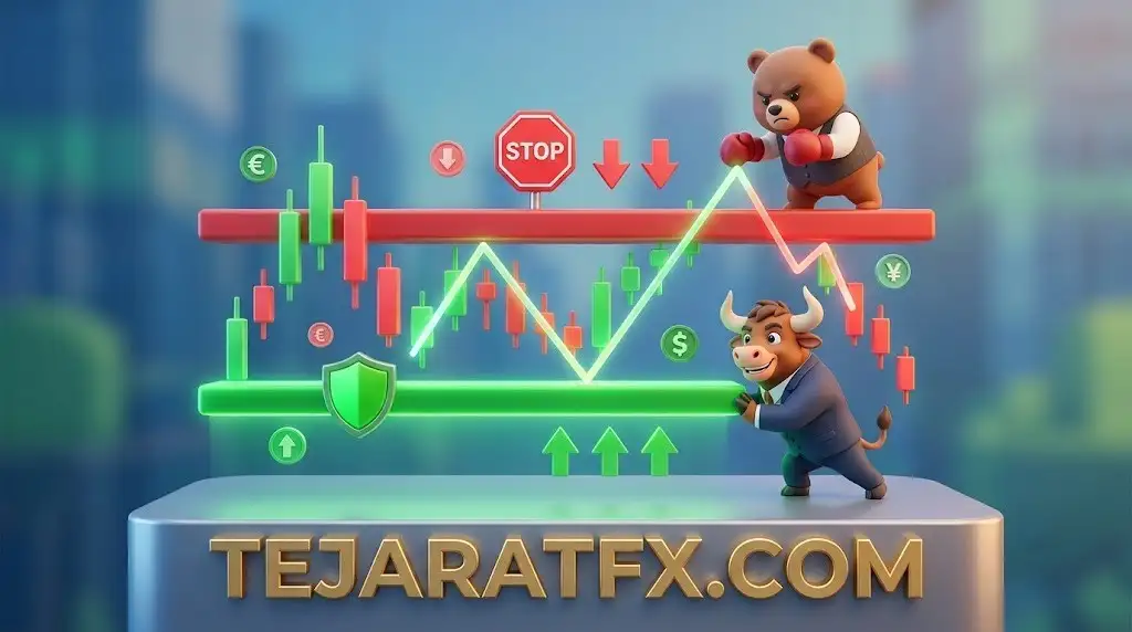 سطوح حمایت و مقاومت، بازارهای مالی، منطقه حمایت و مقاومت کلید موفقیت در Support and Resistance Zones