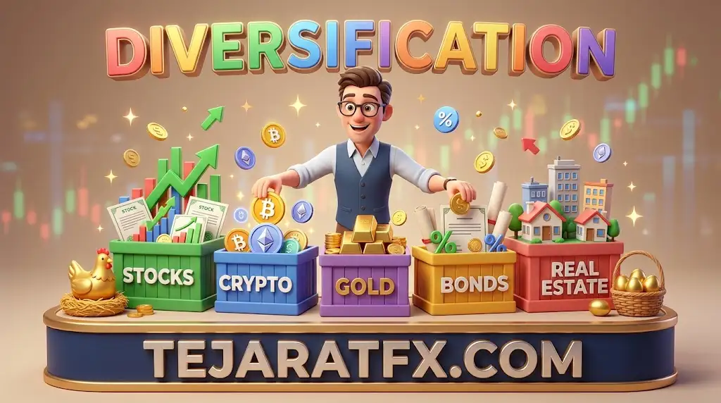 تنوع بخشی (Diversification) چیست و چگونه ریسک حساب را مهار می کند؟