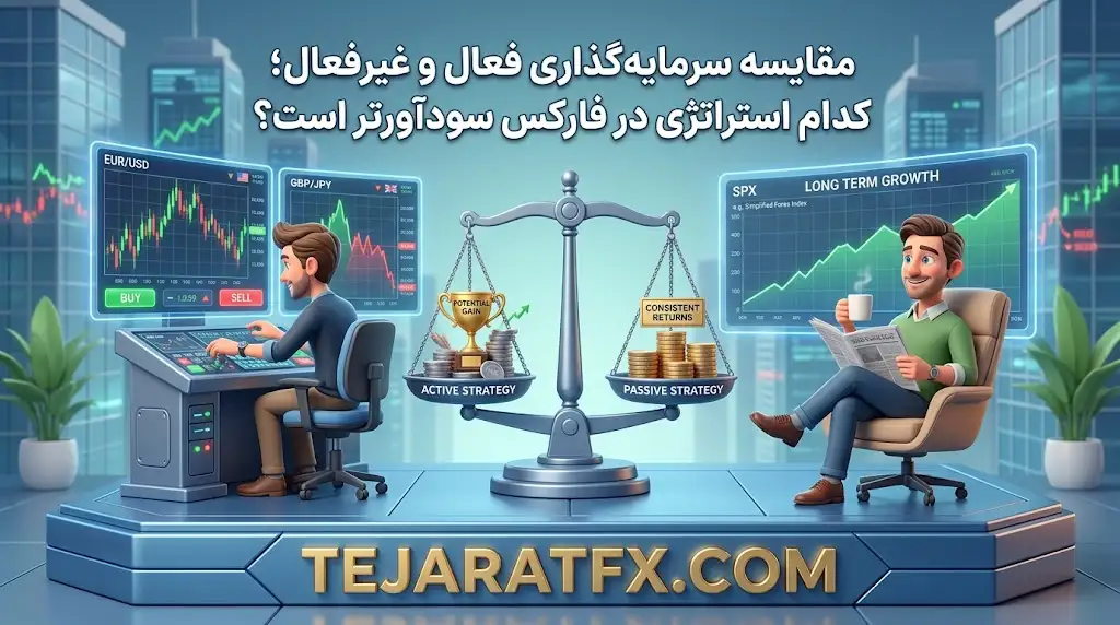 چرا مقایسه سرمایه گذاری فعال و غیرفعال برای تریدرهای فارکس حیاتی است؟