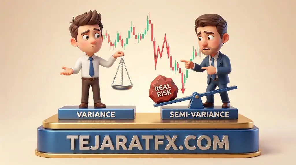 نیم واریانس در فارکس محافظت از سرمایه در برابر سقوط (فراتر از واریانس)