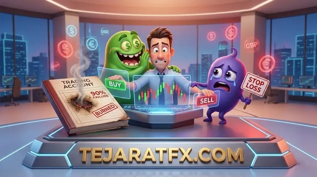 روانشناسی معاملات تنها سد بین تو و سودهای میلیونی در فارکس!