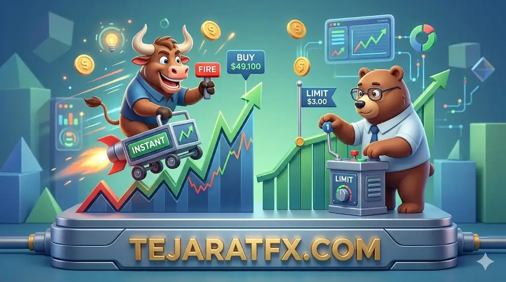 سفارش بازار چیست؟ ورود فوری، اما با قیمت نامطمئن