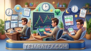 معامله گر سویینگ روتین واقعی یک تریدر موفق برای سودآوری در فارکس
