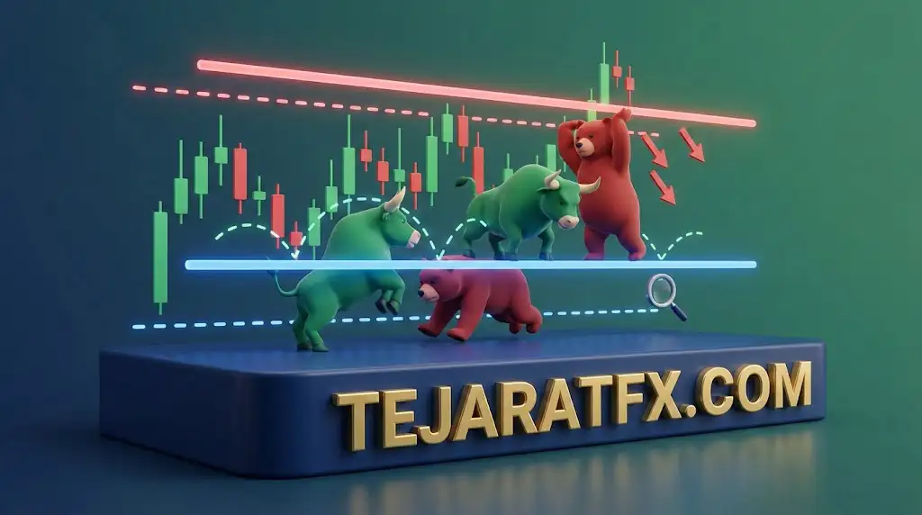 خطوط افقی مرز بین سود و زیان شما در فارکس!