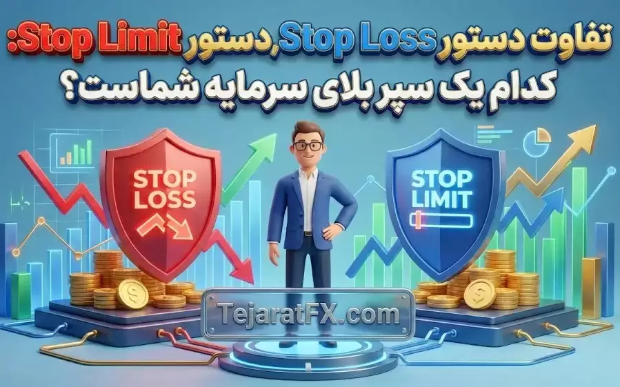 تفاوت دستور Stop Loss,دستور Stop Limit