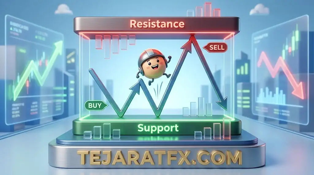 حمایت و مقاومت در فارکس راز تریدرهای حرفه ای برای سودآوری پایدار
