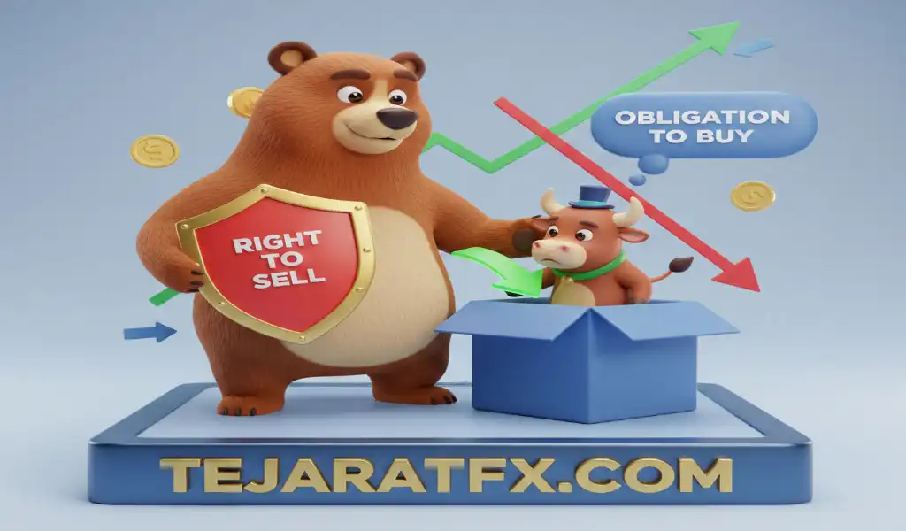 پوت آپشن: حق فروش، اجبار خرید