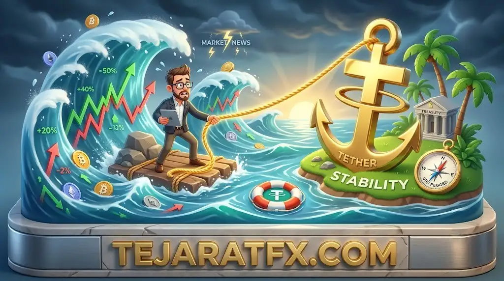 تتر (USDT) کلید بقا و سود در بازار پرنوسان کریپتو (تجربه یک تریدر)