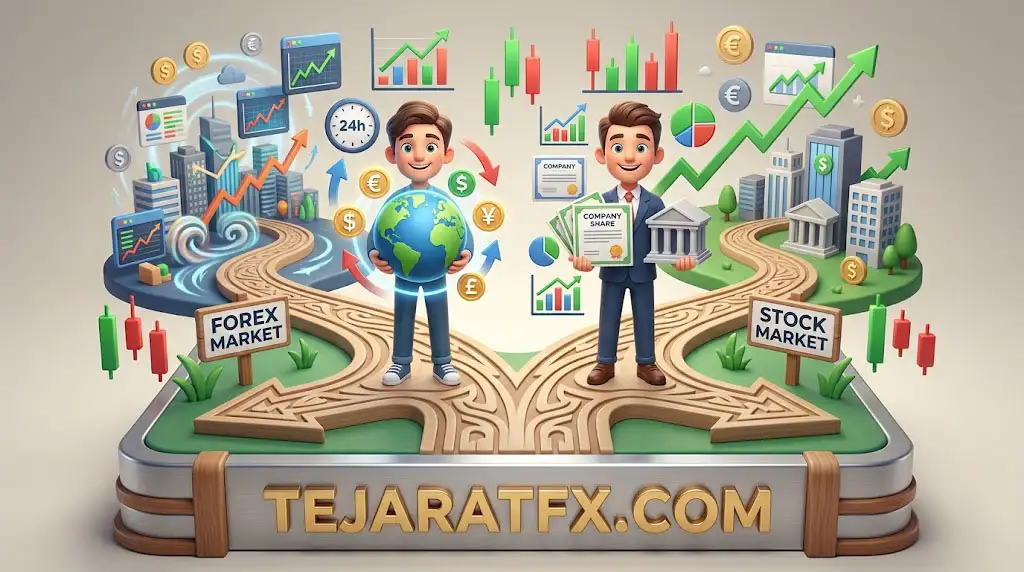 بازار سهام یا فارکس؟ نبرد سودآوری از نگاه یک تریدر واقعی