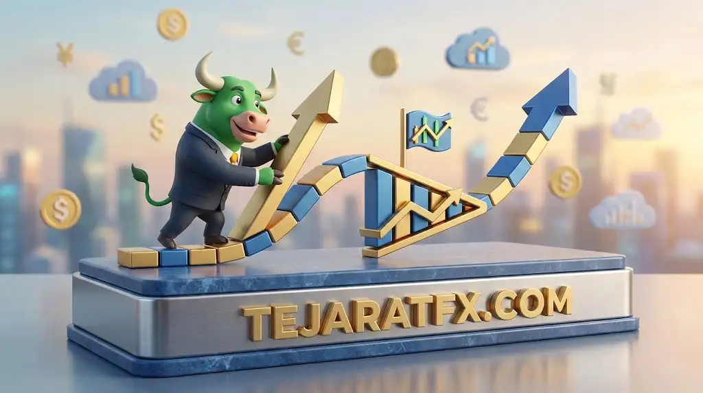 الگوی پرچم سه گوش در فارکس