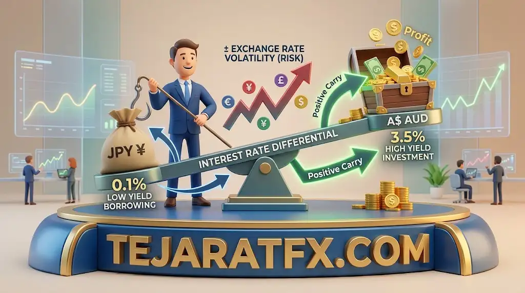 معاملات حمل ارز (Carry Trade) استراتژی پنهان کسب سود در فارکس از زبان یک تریدر واقعی