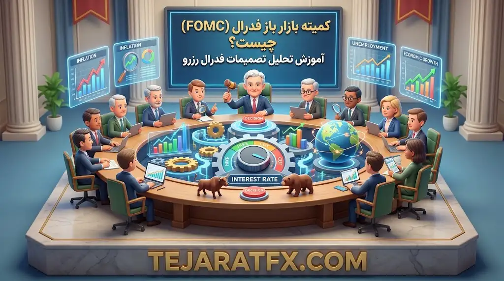 کمیته بازار باز فدرال (FOMC) چیست؟ آموزش تحلیل تصمیمات فدرال رزرو