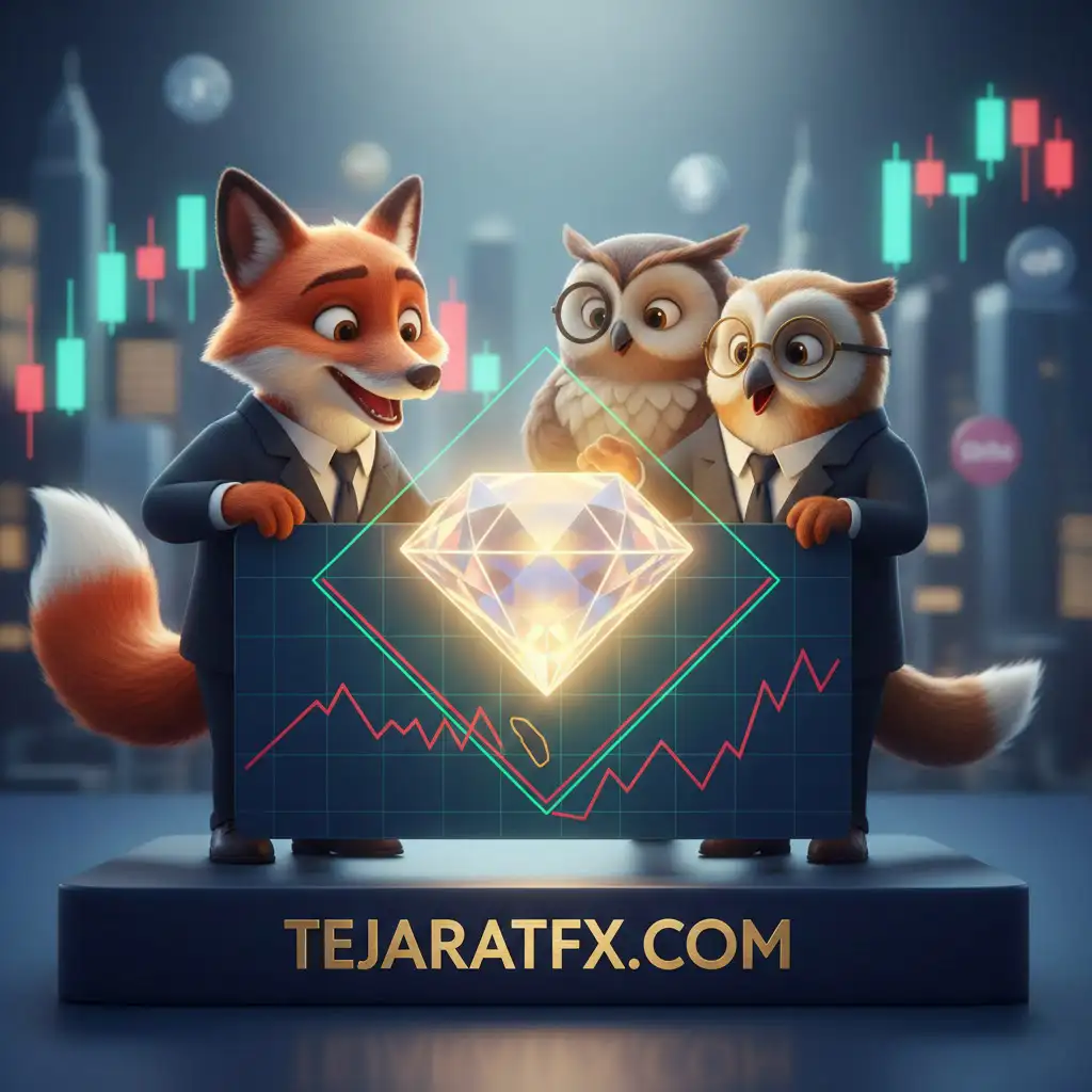 الگوی الماس شکار برگشت_های پر سود در فارکس! استراتژی ترید وال_استریتی