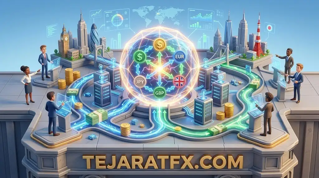 مرکز بازار فارکس کجاست و چرا نوسان USDJPY مهم است؟ (دیدگاه یک تریدر واقعی)