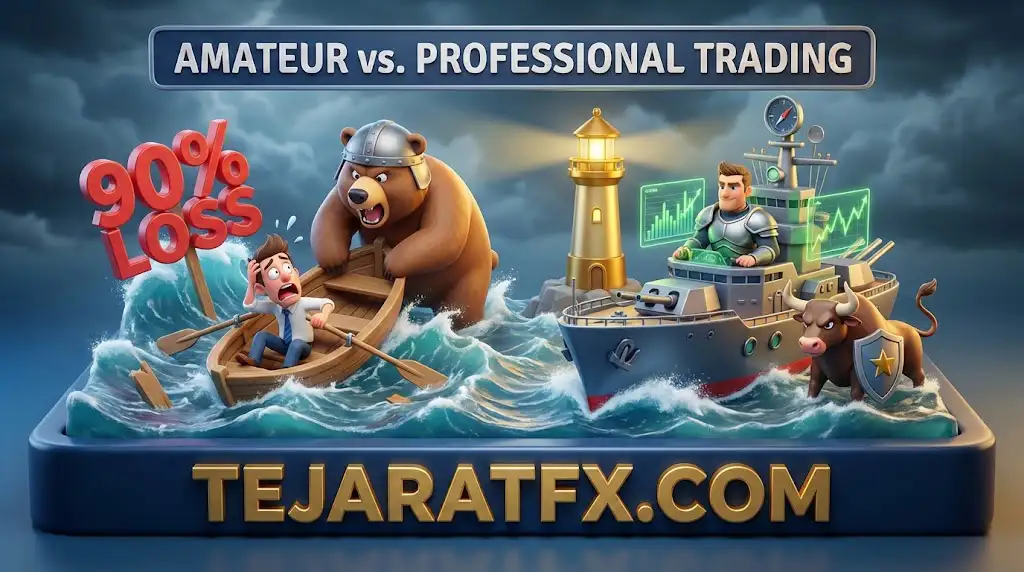 تریدر حرفه ای از آماتور تا وال استریت در فارکس