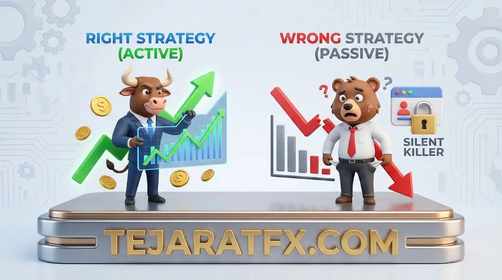 سرمایه گذاری فعال یا غیرفعال؟ کدام استراتژی سود تو را در فارکس تضمین می_کند؟