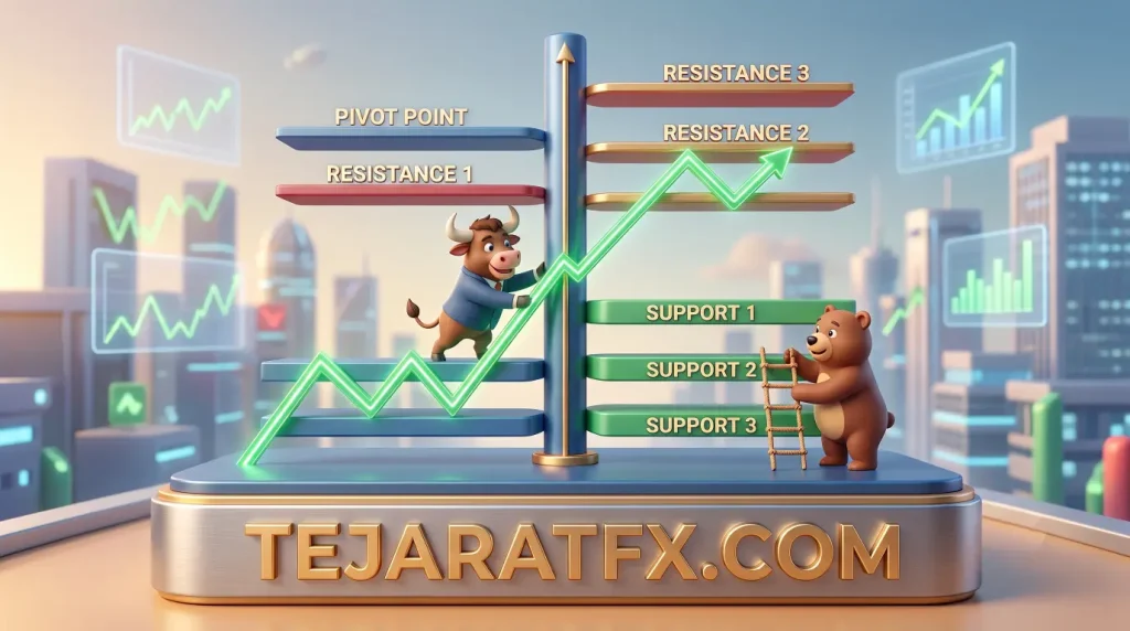 اندیکاتور پیوت پوینت Pivot Points