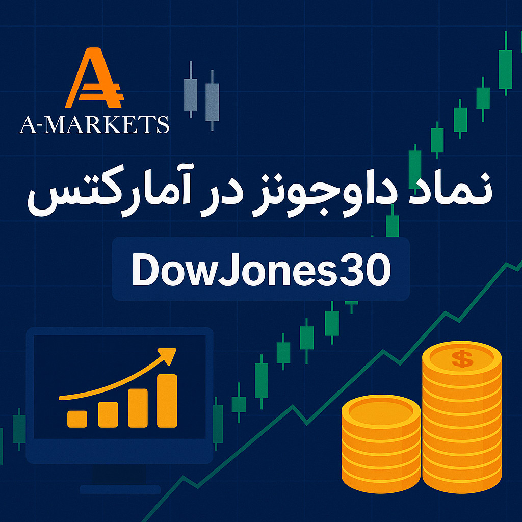 نماد داوجونز در آمارکتس