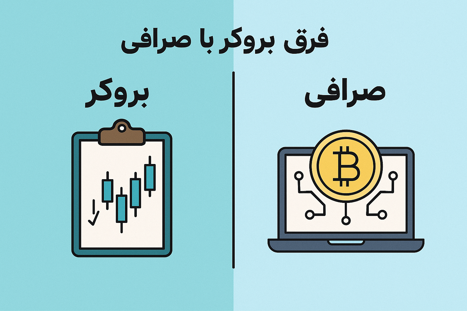 فرق بروکر با صرافی