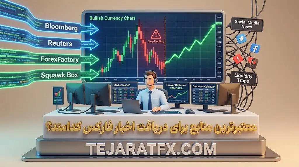 معتبرترین منابع برای دریافت اخبار فارکس کدامند؟