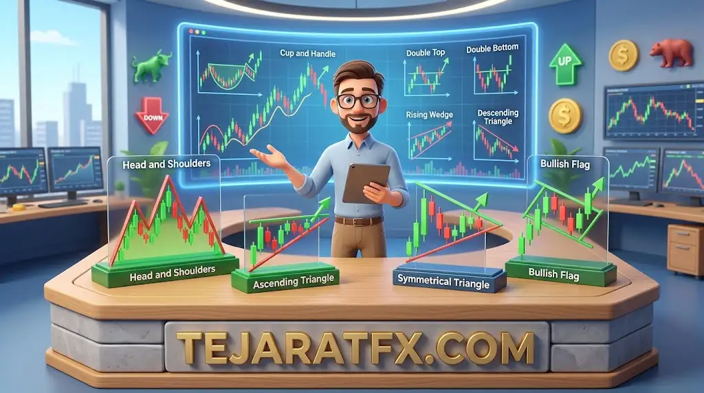 الگوهای نموداری در فارکس؛ راهنمای پیش_بینی قیمت + تعیین نقاط ورود