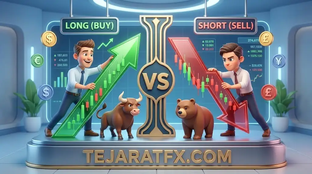 پوزیشن معاملاتی در فارکس چیست؟ آموزش تفاوت Long و Short