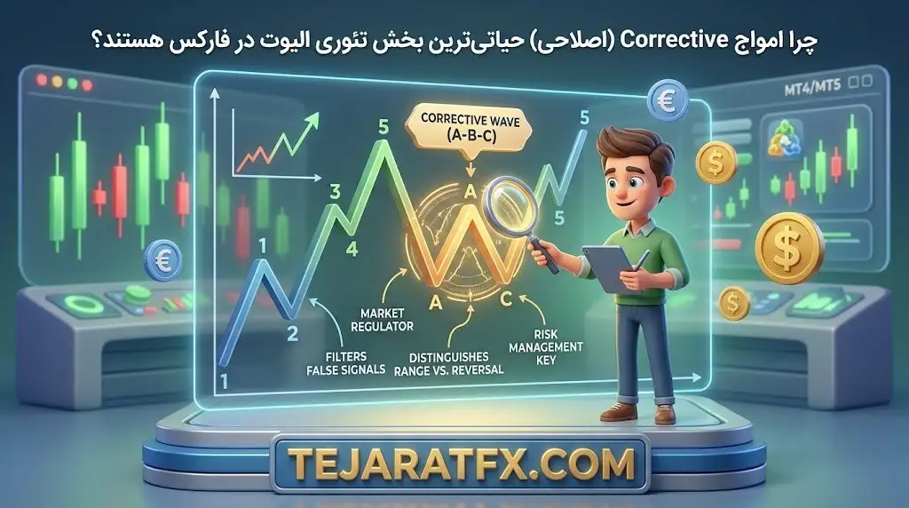 چرا امواج Corrective (اصلاحی) حیاتی ترین بخش تئوری الیوت در فارکس هستند؟
