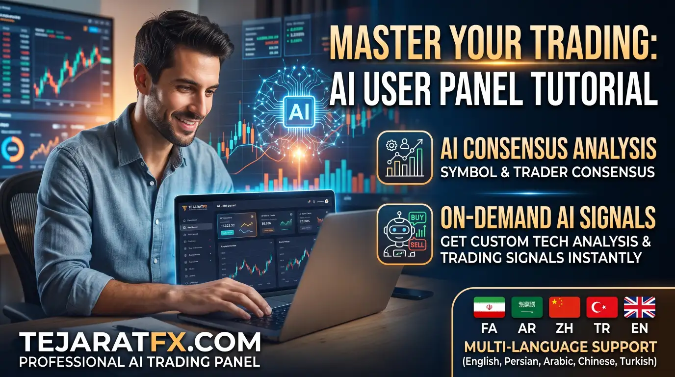 آموزش کار با پنل کاربری هوش مصنوعی تجارت فارکس