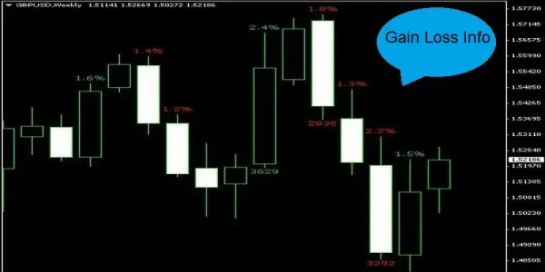 اندیکاتور Gain Loss Info